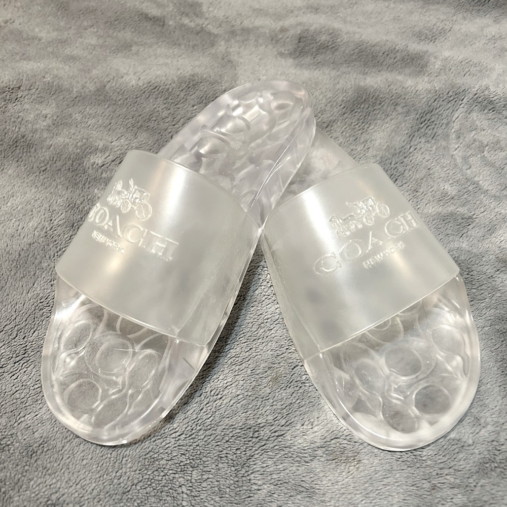 Coach sandals. NWOT, never worn. Size 8.5
